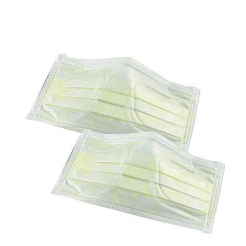 Blue Euronda Monoart face mask protection in a 50-pack, designed for healthcare safety and infection control.