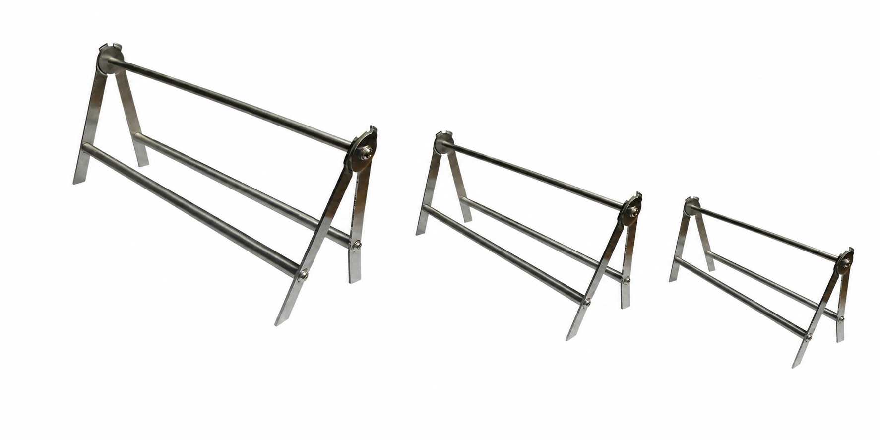 Stainless steel Shree Plier Rack by Shree Orthodontics, foldable organizer stand for dental pliers, durable and space-saving design.
