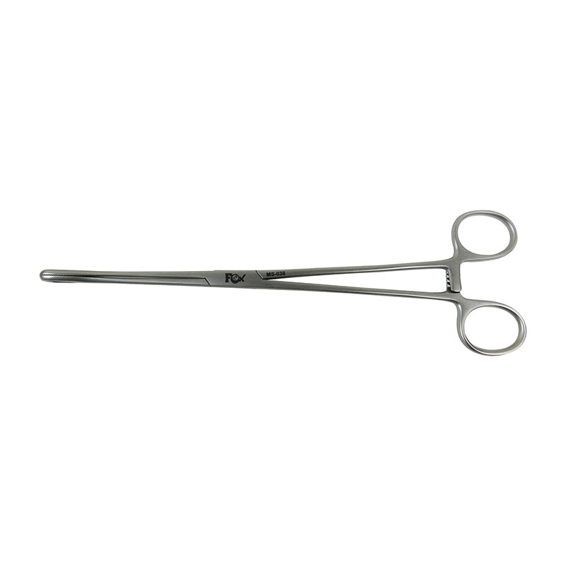Fox Surgical Foerster Sponge & Dressing Forceps, 25 cm straight cotton dressing forceps, stainless steel surgical instrument
