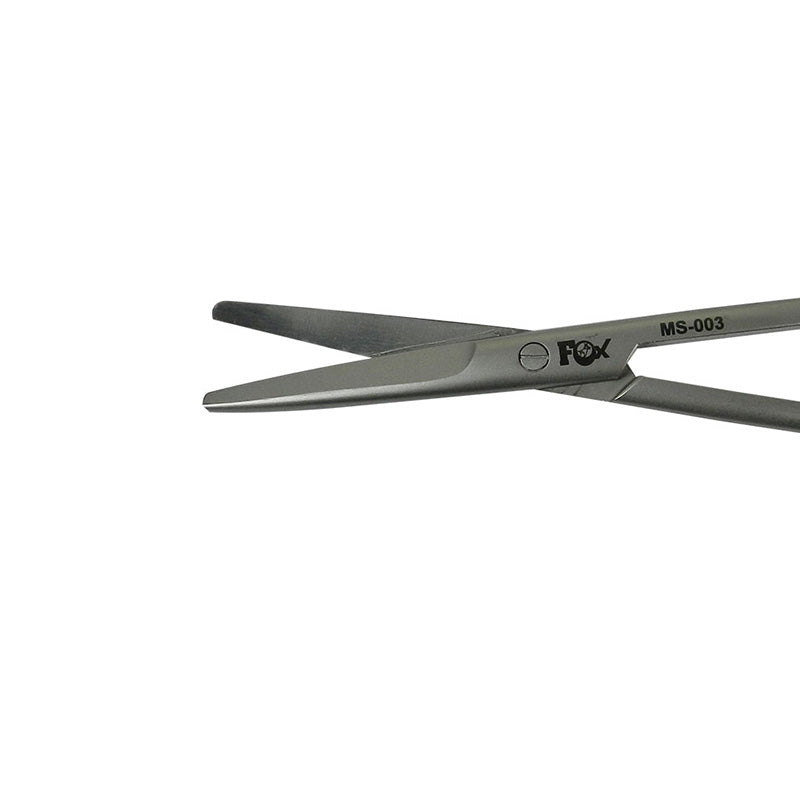 Straight Fox Mayo surgical scissors, 20 cm (8 inches), made by Fox Surgical, with stainless steel blades for precise cutting.