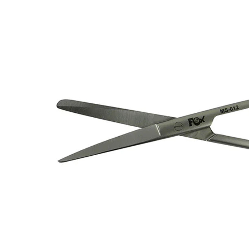 Curved Fox Surgical Metzenbaum scissors, 20 cm (8 inches), designed for precise surgical cutting in medical procedures.