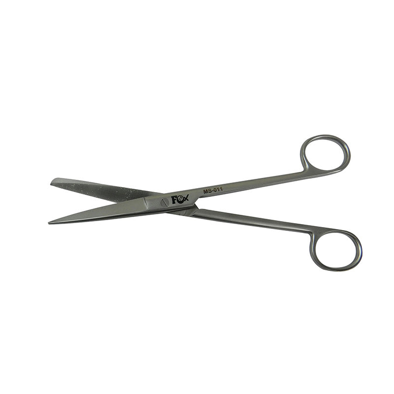 Fox Surgical Metzenbaum scissors straight, 20 cm (8 inches), surgical scissors with fine blades for precise cutting in medical procedures.
