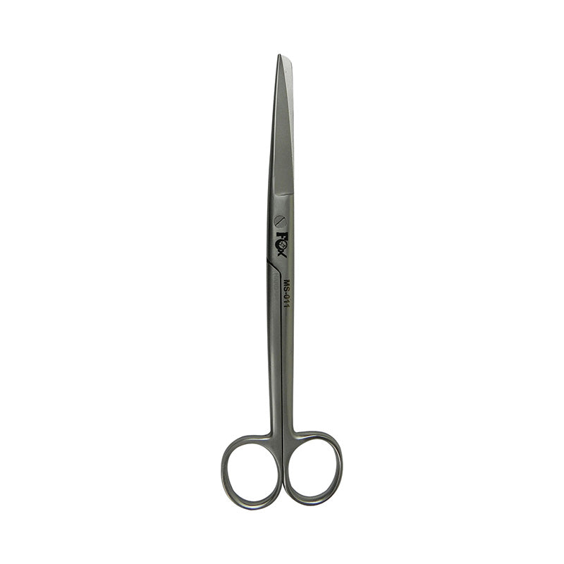 Fox Surgical Metzenbaum scissors, straight surgical scissors, 8-inch length, with stainless steel blades for precise cutting.