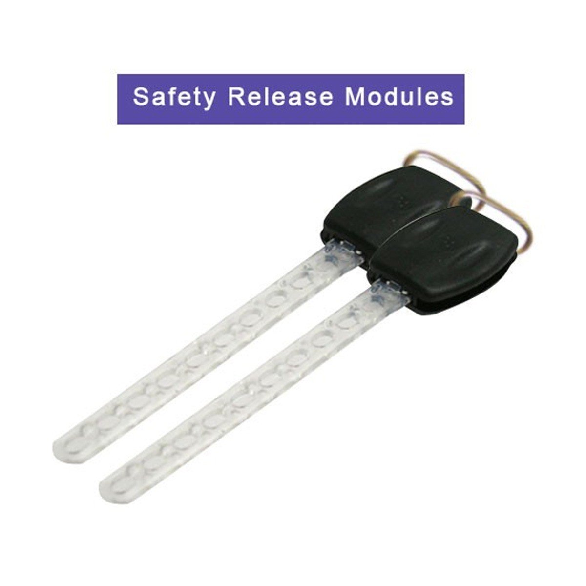 G&H Ortho Safety Release Modules for headgear, 5 pairs of medical accessory safety devices, shown in a close-up image.