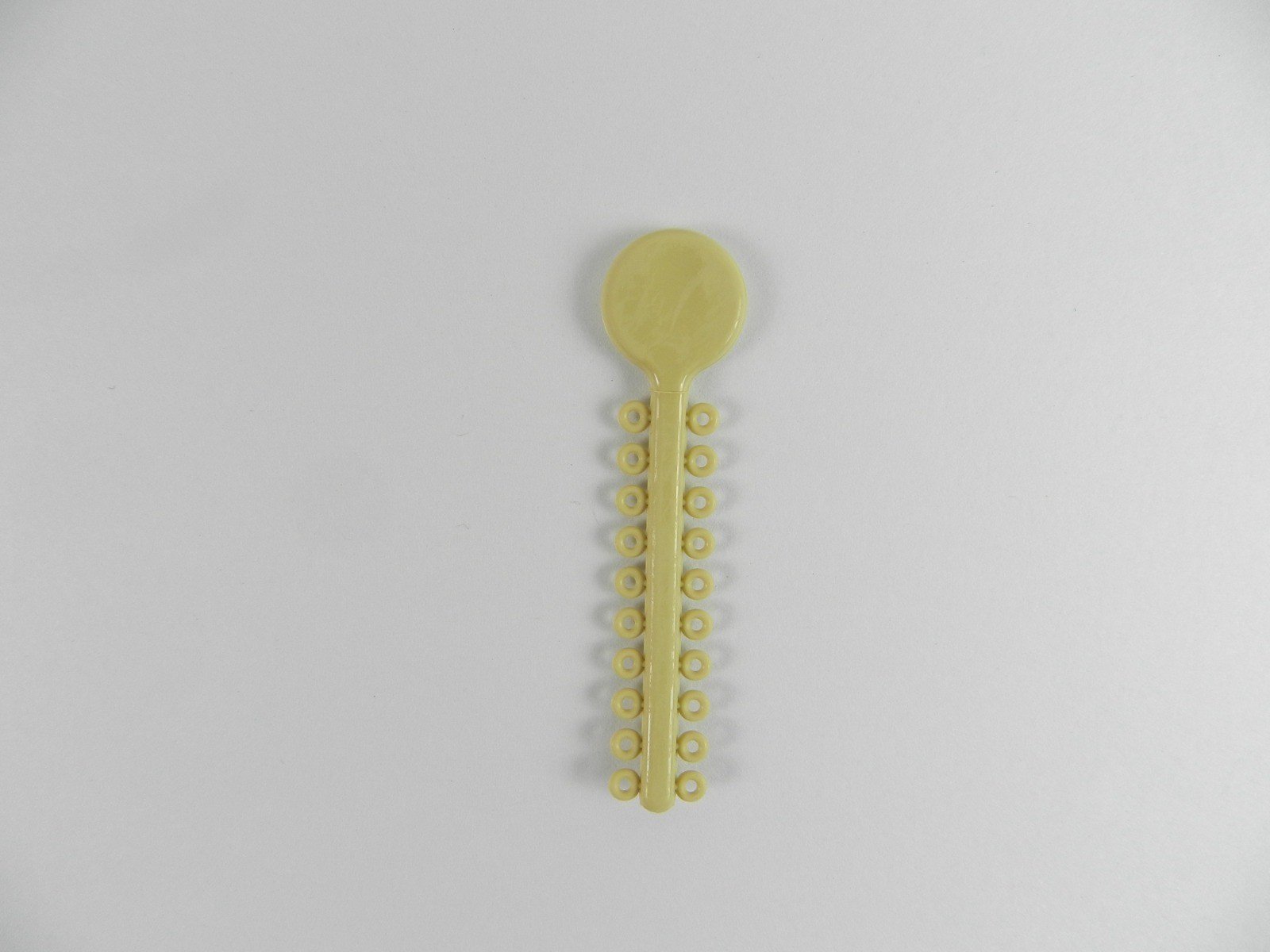 G&H Select Elastomeric Ligature Ties in white, a pack of 1,000 orthodontic ligature ties for dental braces.
