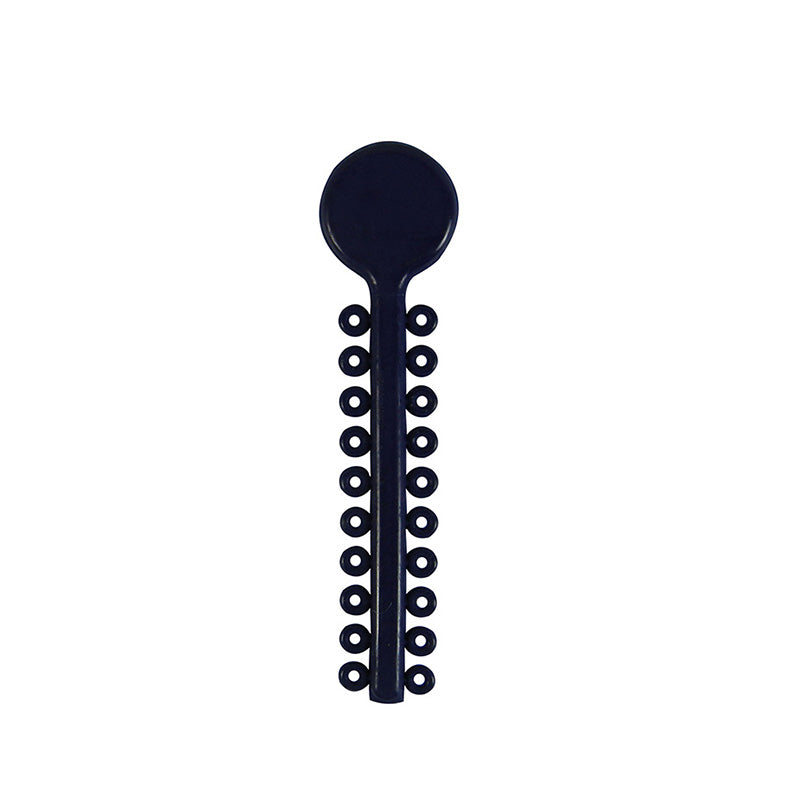 White G&H Select Elastomeric Ligature Ties for orthodontic braces, shown in a pack of 1000.