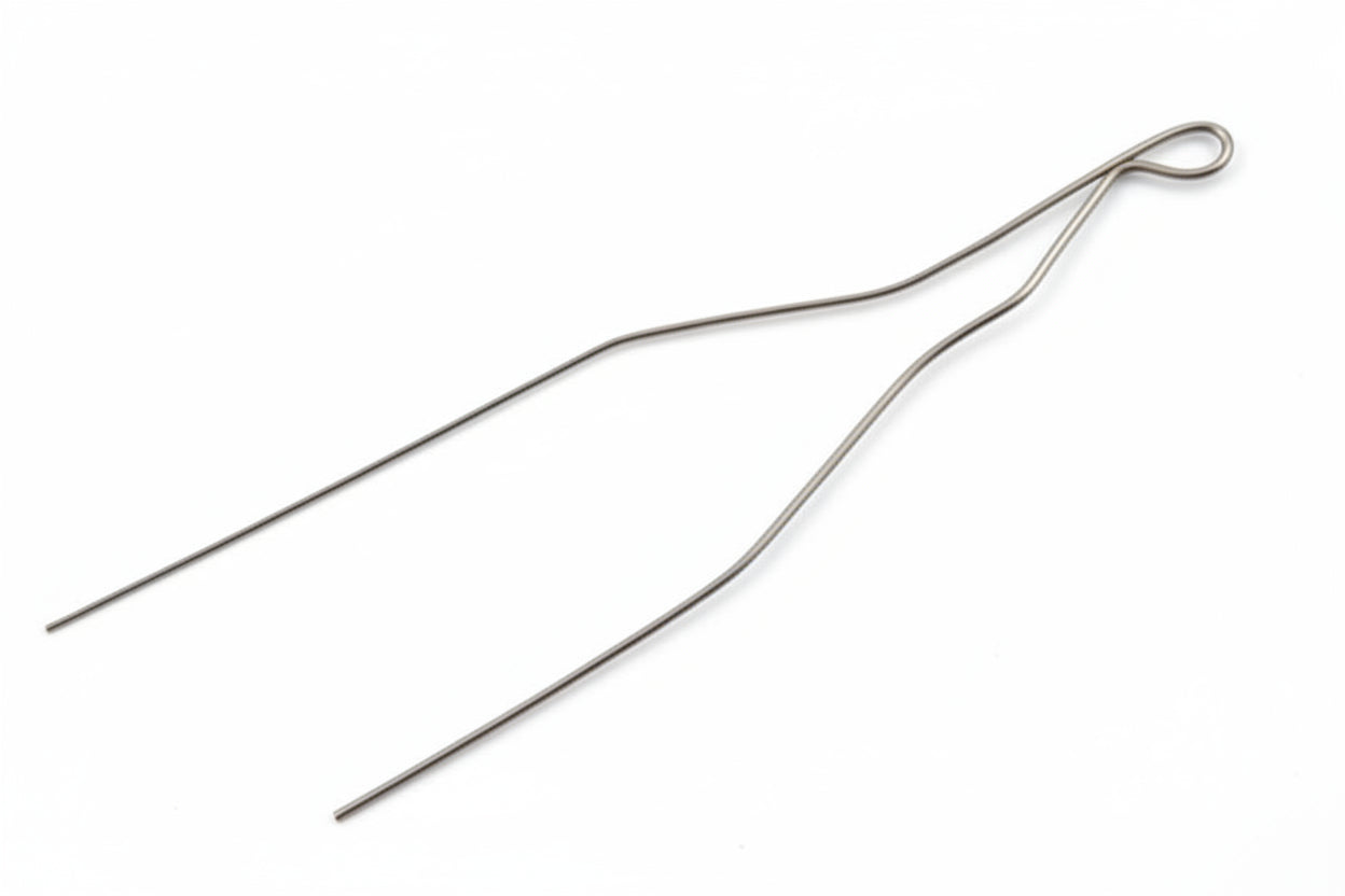 G&H Ortho G&H Kobayashi Ties ligature wire and forms for orthodontic use, featuring short ties with the G&H logo.