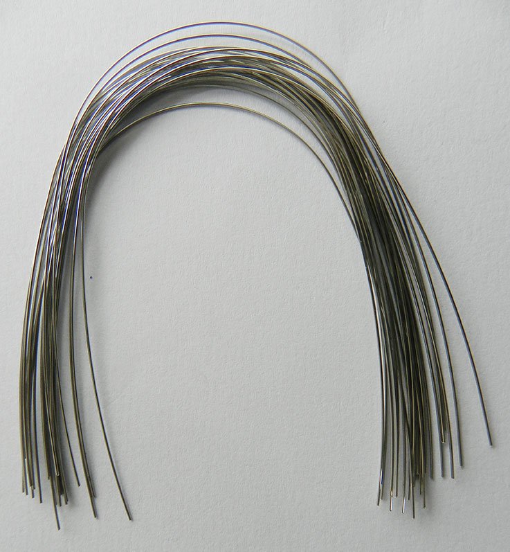 G&H Ortho G&H S3 304 stainless steel wire Euroform for orthodontic use, upper arch, thin gauge wire, professional dental material