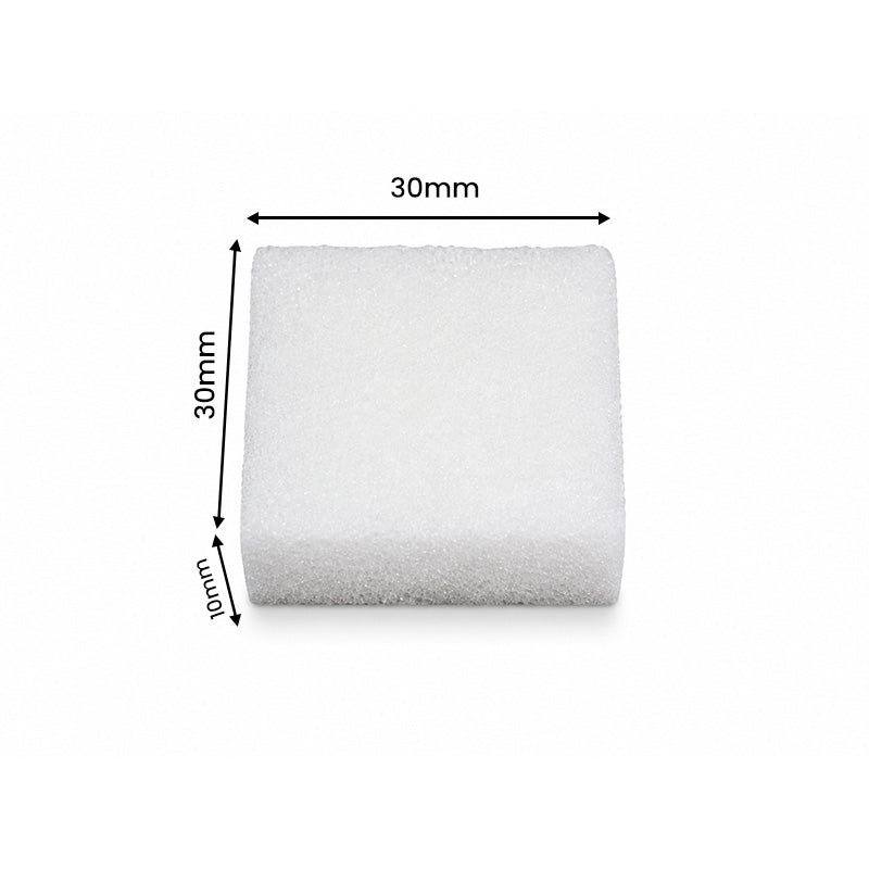 Goodwill Dental Max Hemosponge membrane plug, 30x30x10 mm, used for dental surgical procedures, sterile and biocompatible.