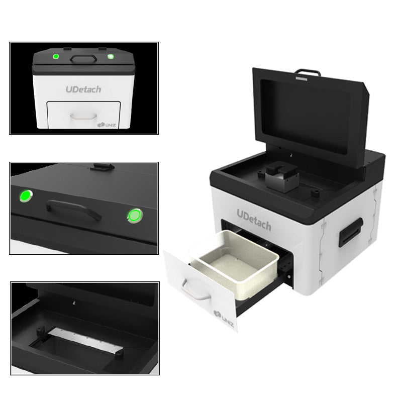 Graphy U Detach Cutting Machine for 3D printers, with precision cutting tools and accessories for efficient 3D printing workflows.