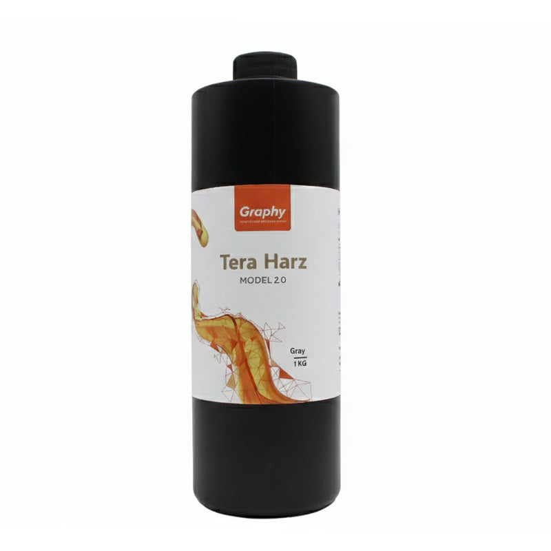 Graphy S-100M resin for model printing, 3D printer accessory, grey liquid resin for detailed 3D model creation