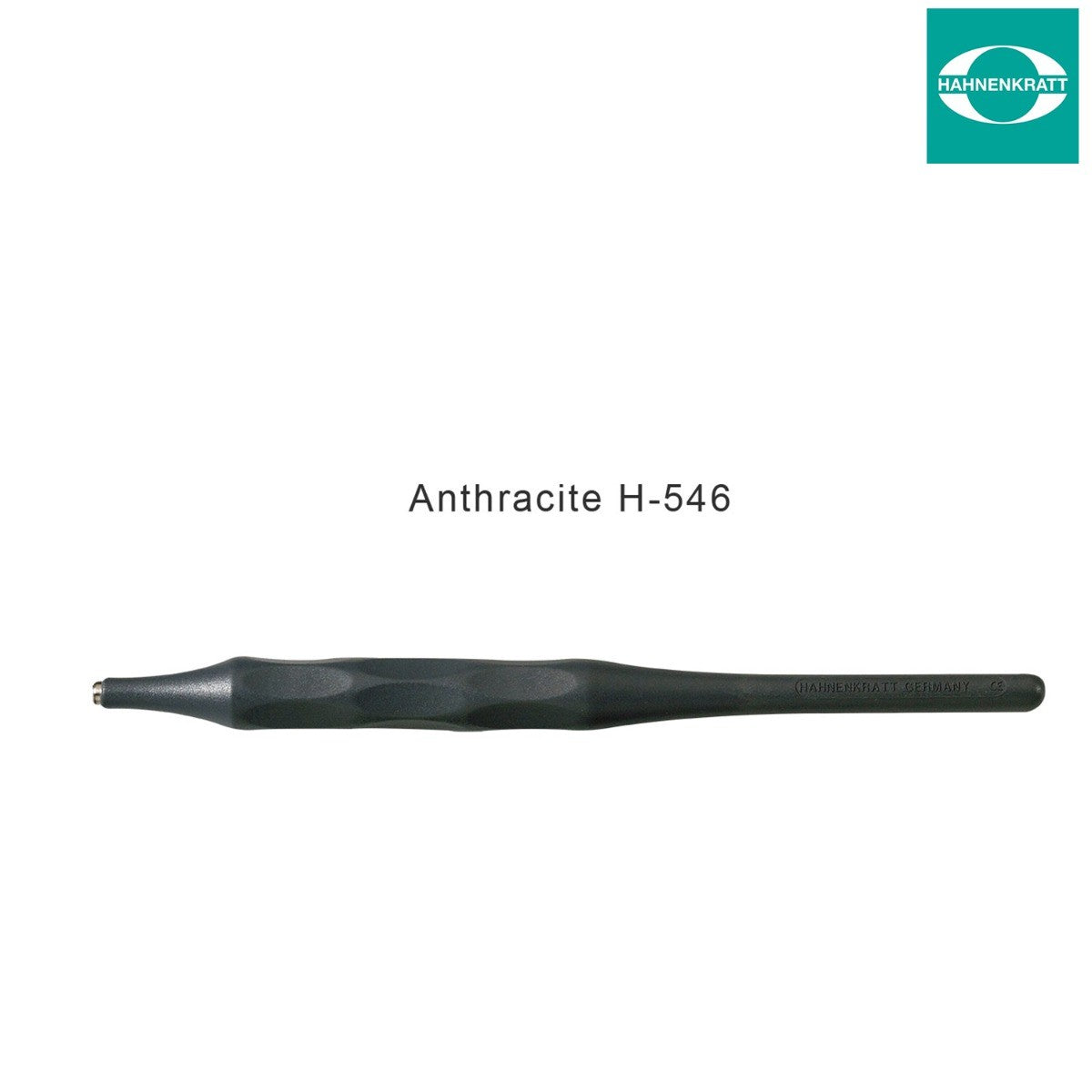 Hahnenkratt ERGOform handles for mouth mirrors, diagnostic dental tools in anthracite, ergonomic design for dental examinations