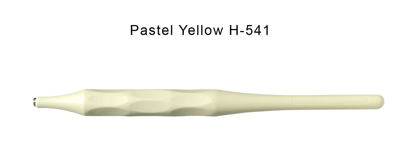 Hahnenkratt ERGOform handles in anthracite for mouth mirrors, used in dental diagnostics for a comfortable grip.