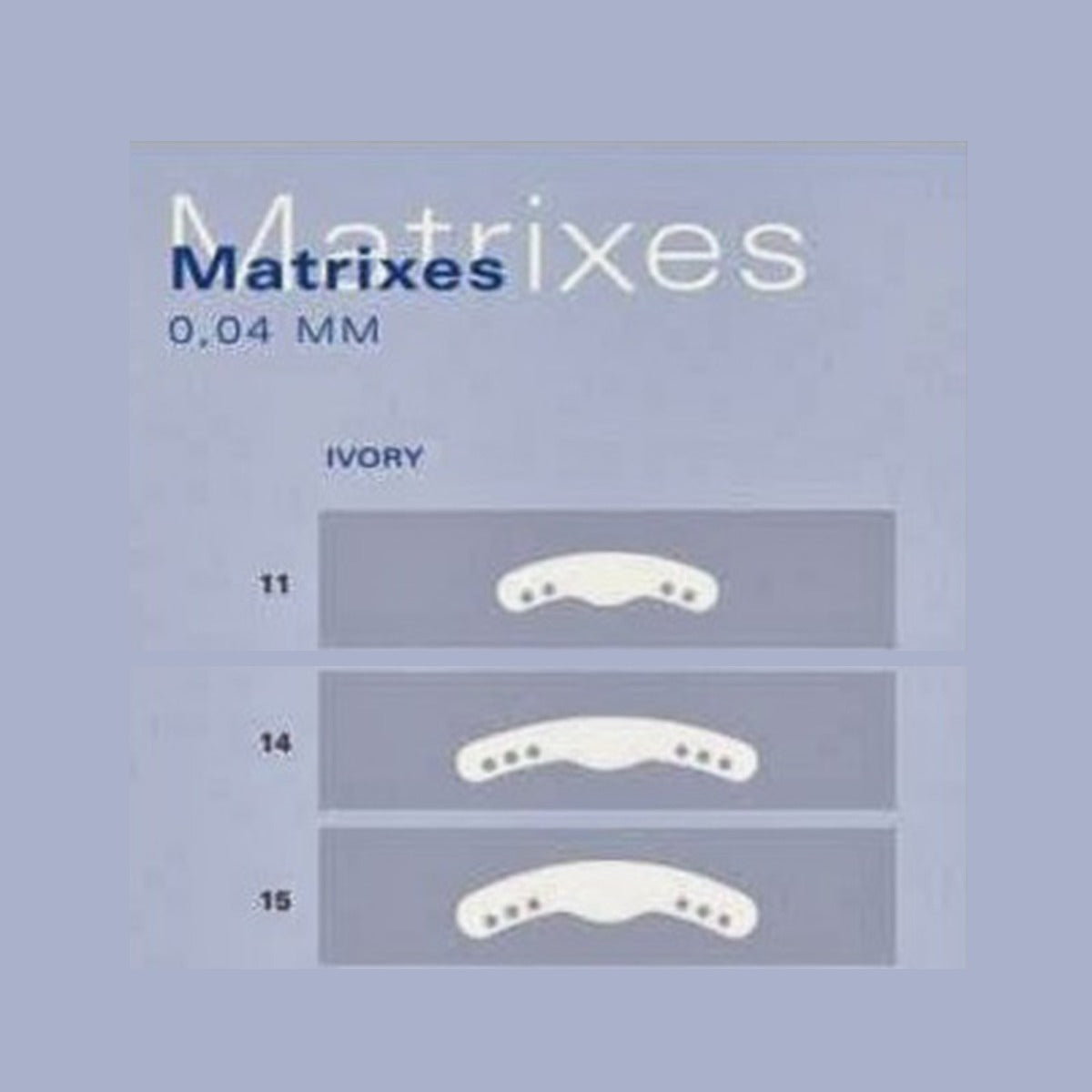 Hahnenkratt Matrix Bands Dental Tofflemire, flexible metal bands used for restoring teeth with composite or amalgam fillings.