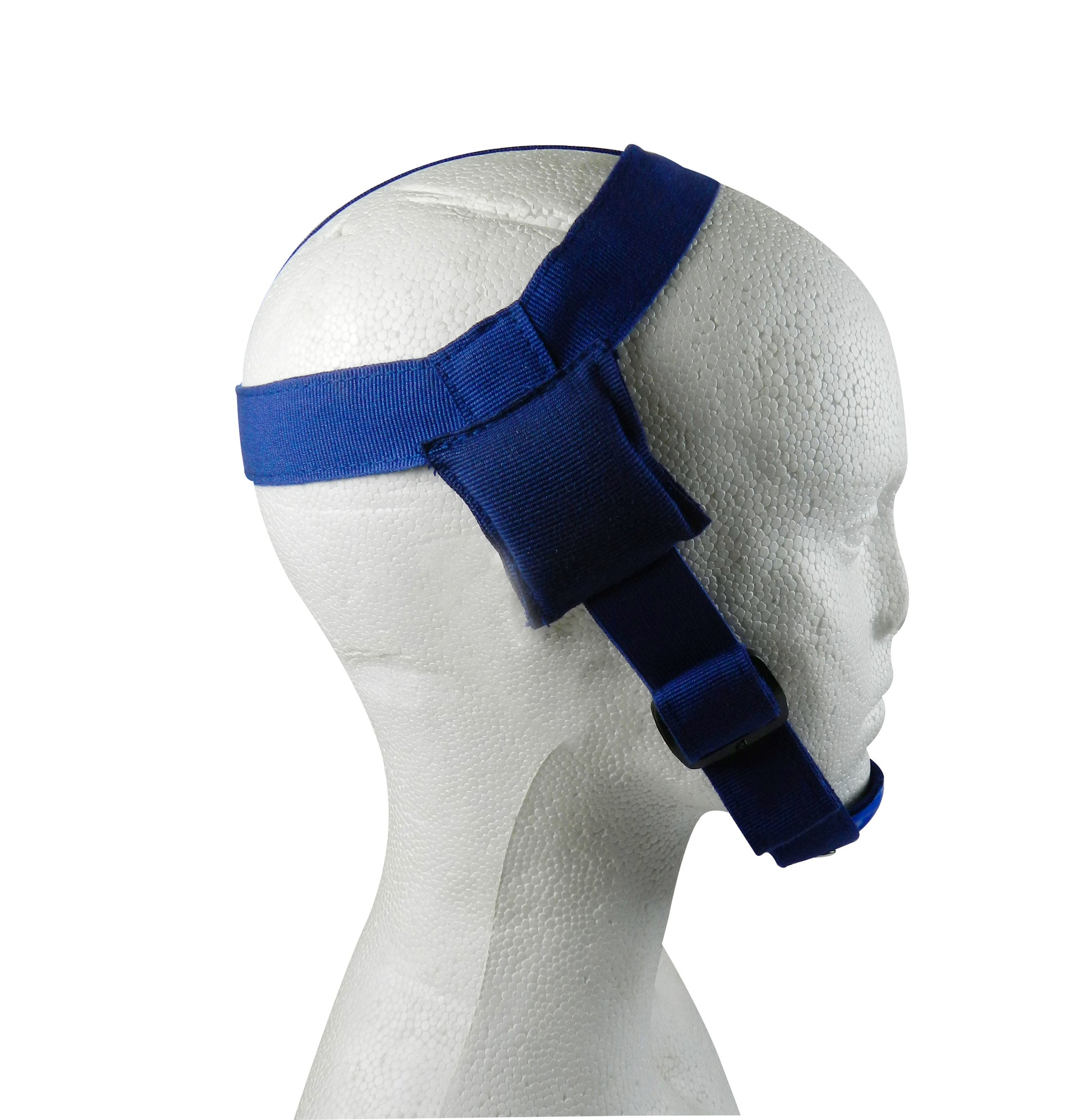 Captain Orthodontics headgear with chin cap, adjustable straps, and padded sections for orthodontic treatment support.