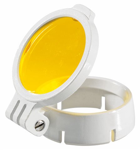 Heine binocular loupes with yellow filter for enhanced visibility, featuring adjustable focus and ergonomic design.