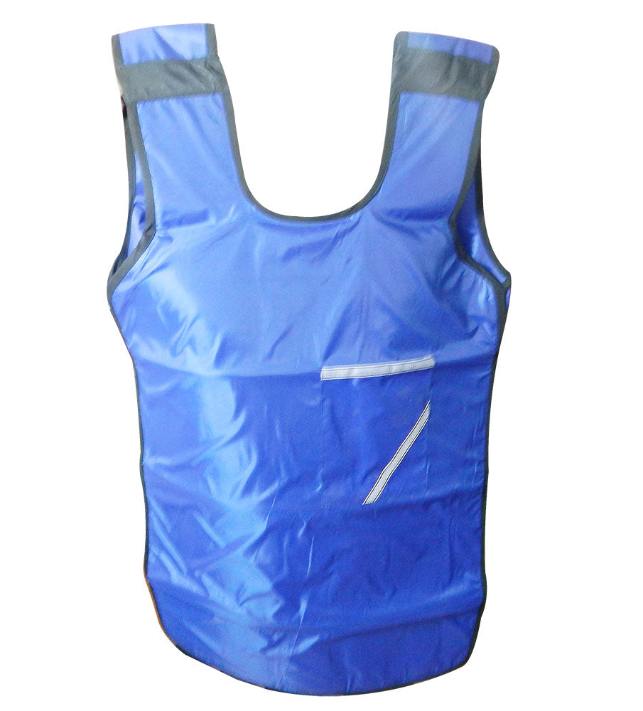 LD X-Ray Lead Apron with strap, dental X-ray accessories by LD Dental Disposables, showing the protective lead apron with adjustable strap.