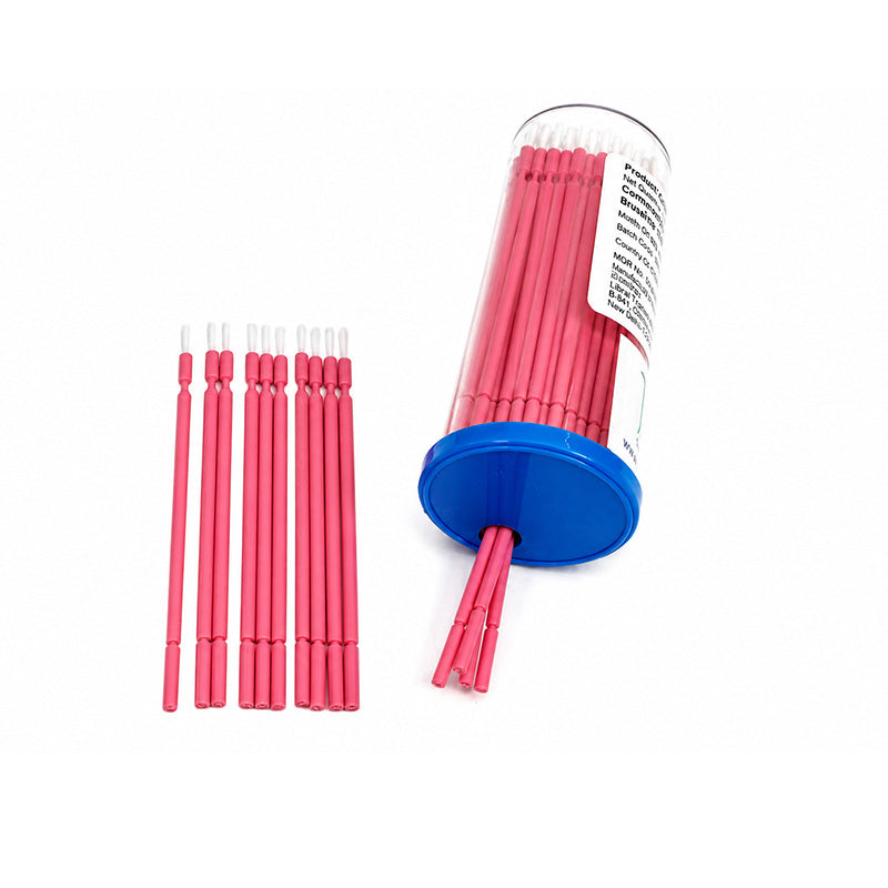 Set of 100 LD Gingival Brushes, dental accessories by LD Dental Disposables, for gentle gum cleaning and oral hygiene.