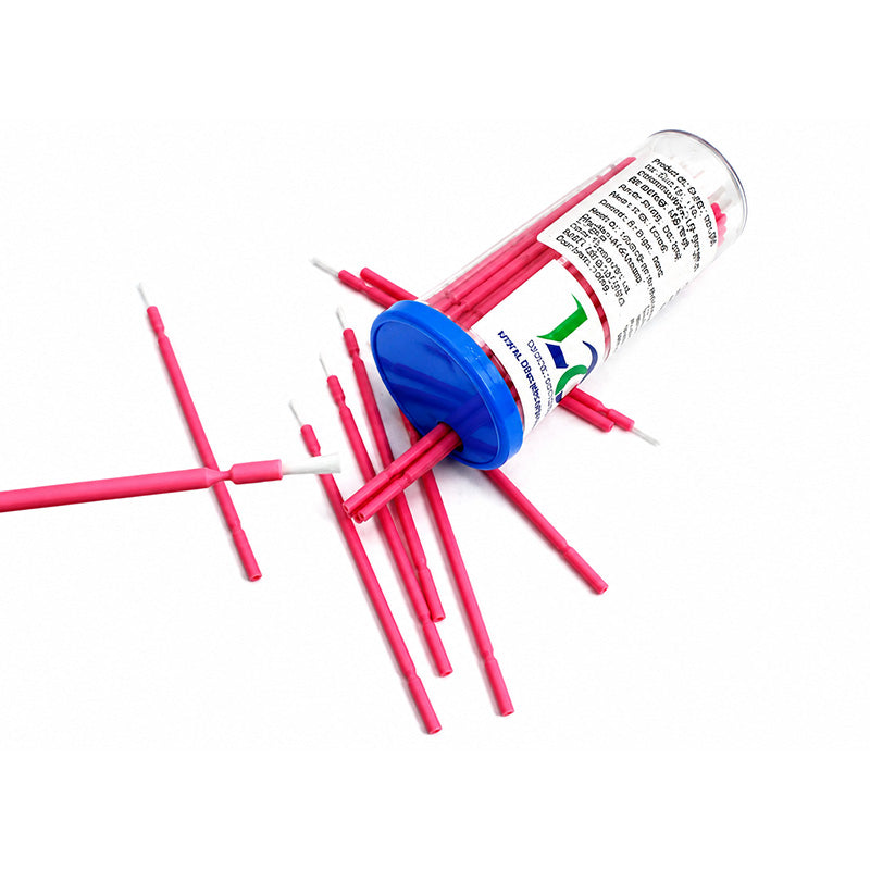 Set of 100 LD Gingival Brushes, dental accessories from LD Dental Disposables, showing small interproximal cleaning brushes.