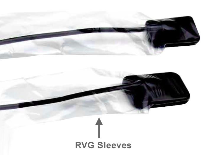 LD RVG Radiovisiography Sleeves for adults, 42mm x 152mm, dental x-ray accessory from LD Dental Disposables.
