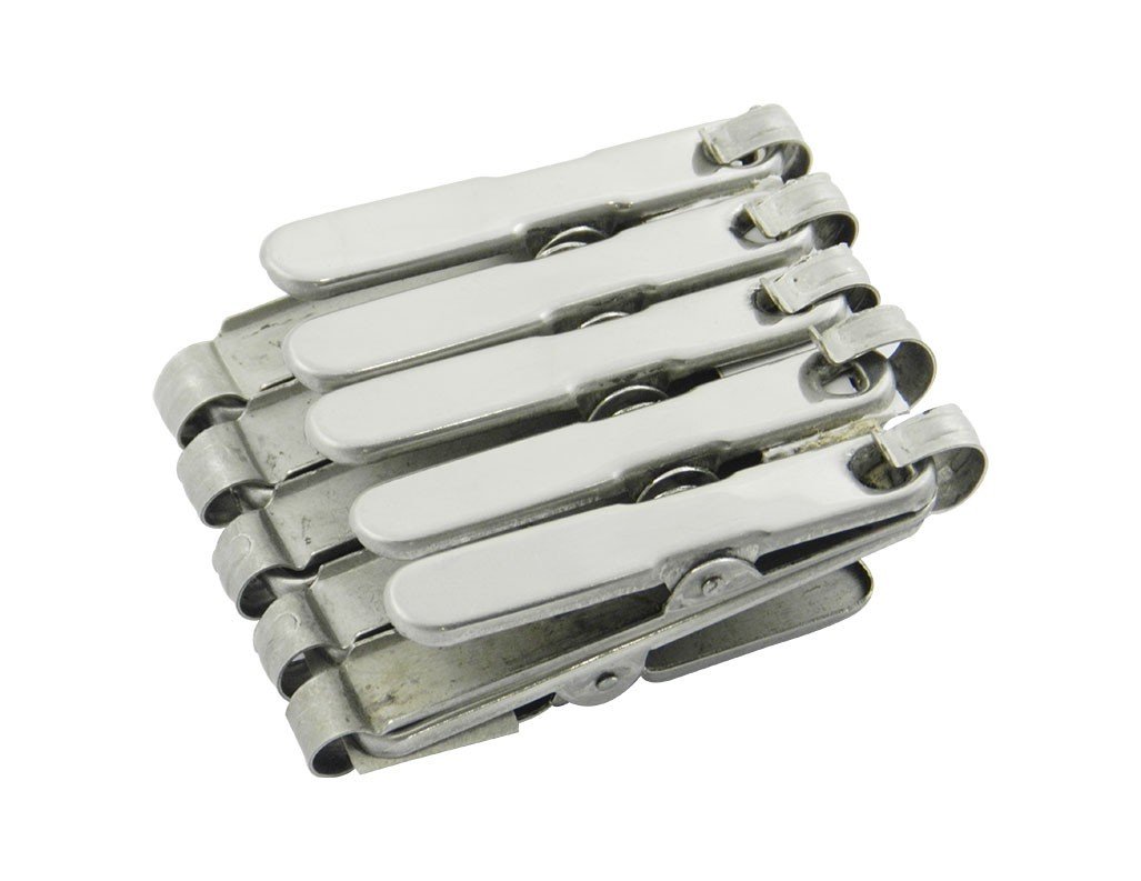 Stainless steel LD X-Ray Clip from LD Dental Disposables, set of 10, used as accessories for dental X-ray procedures.