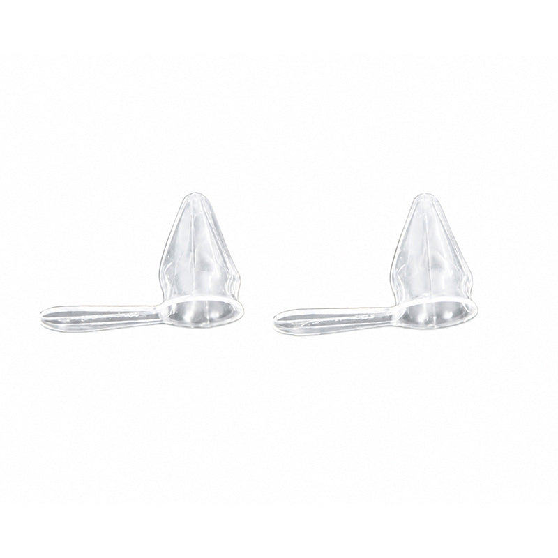 LD Dental Disposables Pedo Crown 2-pack for adults, showing upper right tooth with clear, A1 shade crown on dental tray