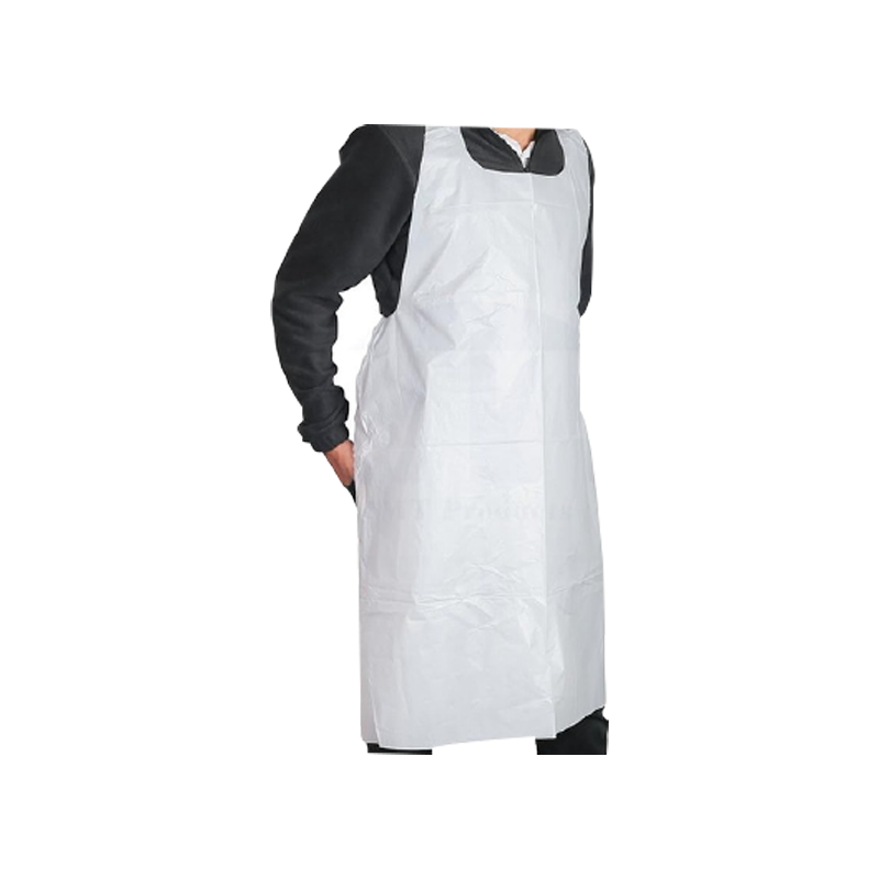 LD Dental Disposables HM/HDPE Disposable Apron, PPE kit, patient bib, towel, tray paper, and tray cover in a healthcare setting.