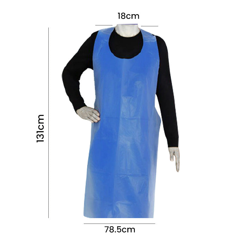 LD Dental Disposables LD LLDPE disposable plastic apron, PPE kit, patient bib, towel, and tray cover for dental or medical use