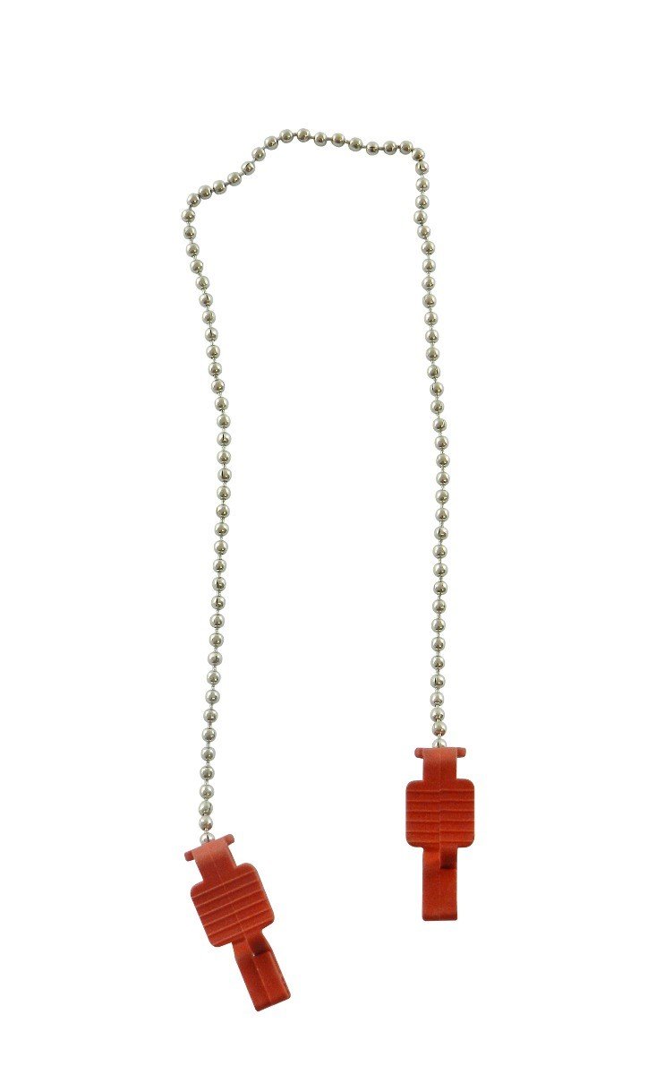 LD Dental Disposables napkin chain holder attached to an apron, part of PPE kit, for patient bibs, towels, and tray covers.