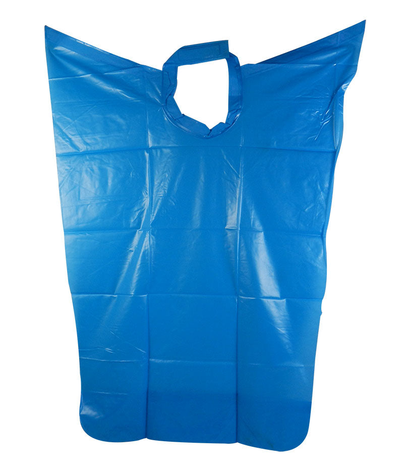 LD Dental Disposables vinyl apron for adults, PPE kit with patient bibs, towels, and tray covers, ideal for dental and medical use.