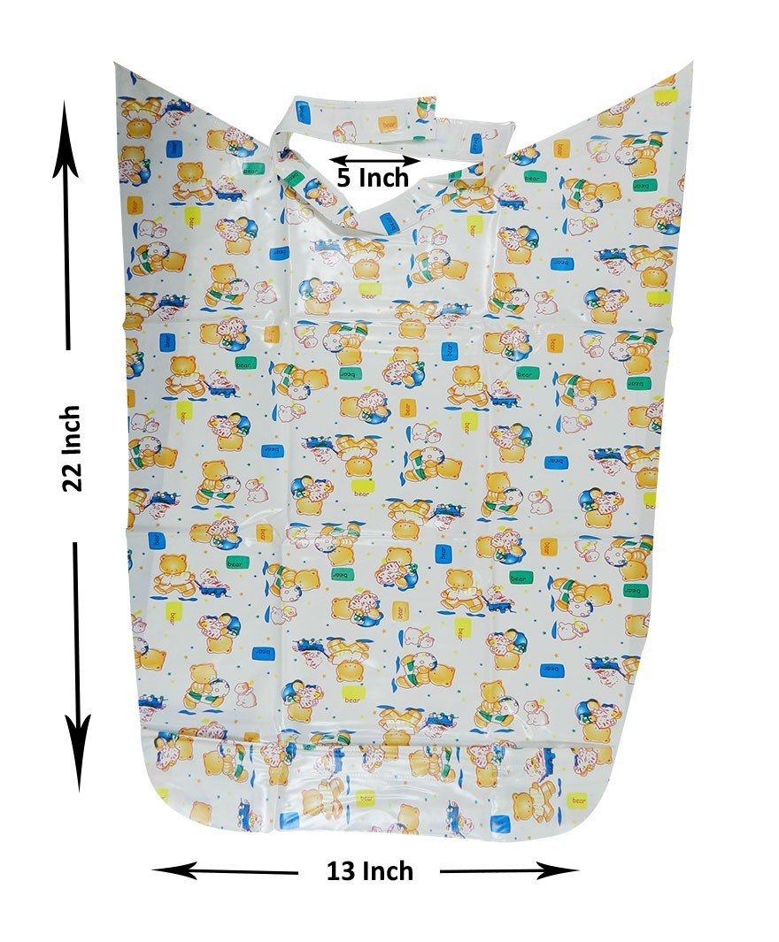 LD Vinyl Apron for children, part of PPE kit by LD Dental Disposables, shown with colorful design and adjustable straps.