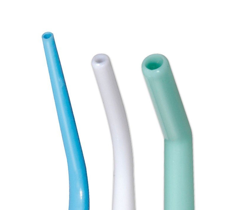 LD Surgical Aspirator Tips in white, dental disposable aspirator tips designed for dental procedures.