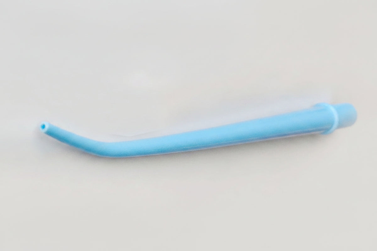 LD Surgical Aspirator Tips, white disposable aspirator tips for dental procedures, designed for efficient suction and patient comfort.