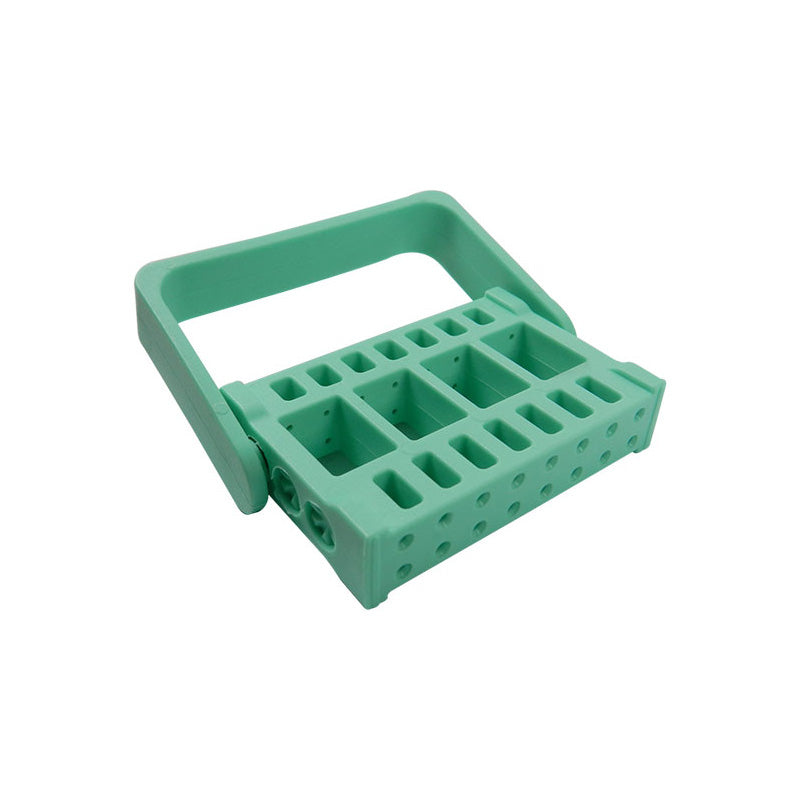 LD Endo Block 16 Holes for Burs, dental bur accessory with 16 holes, compatible with various dental burs, from LD Dental Disposables