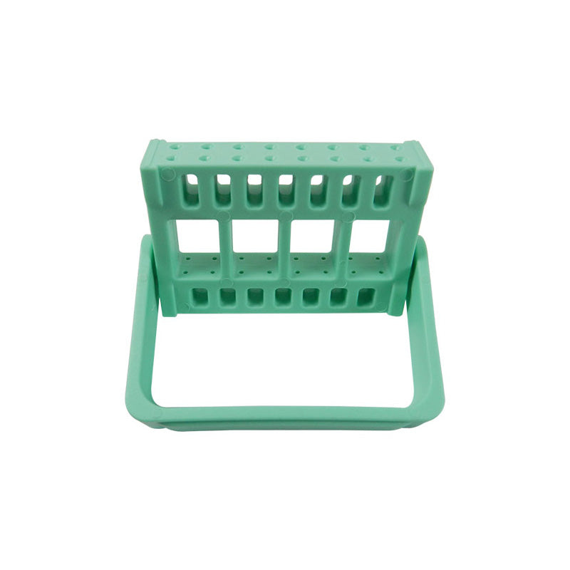 LD Endo Block with 16 holes for burs, dental bur accessory from LD Dental Disposables, used in endodontic procedures.