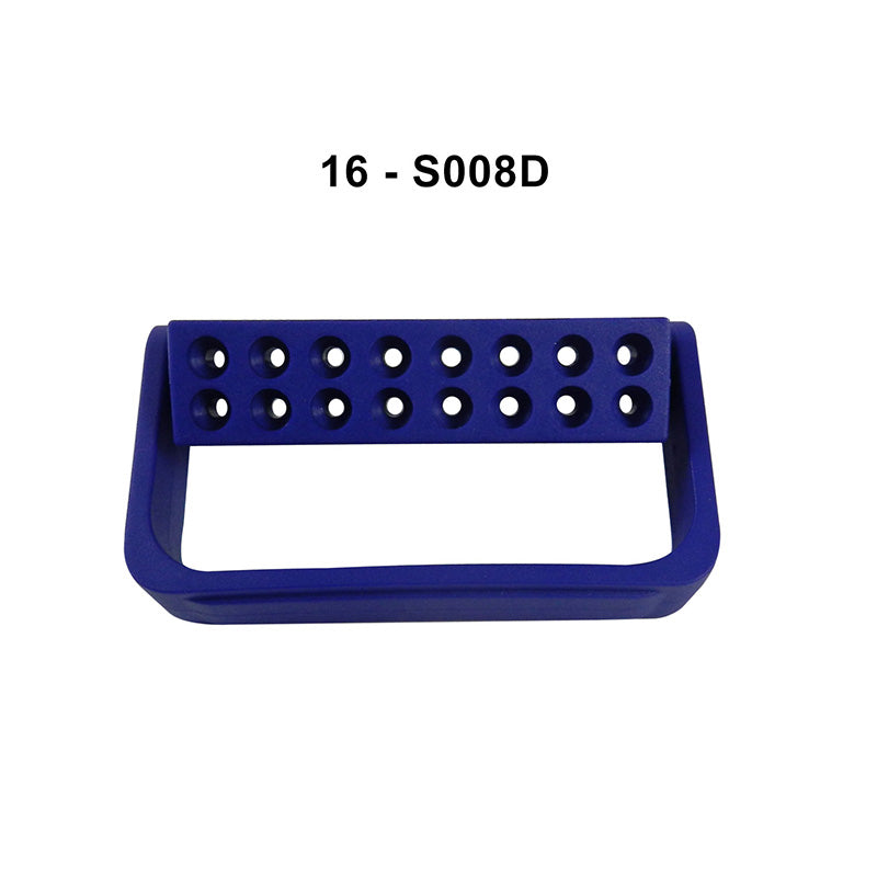 LD Endo Block with 16 holes for burs, dental bur accessory from LD Dental Disposables, used in endodontic procedures.