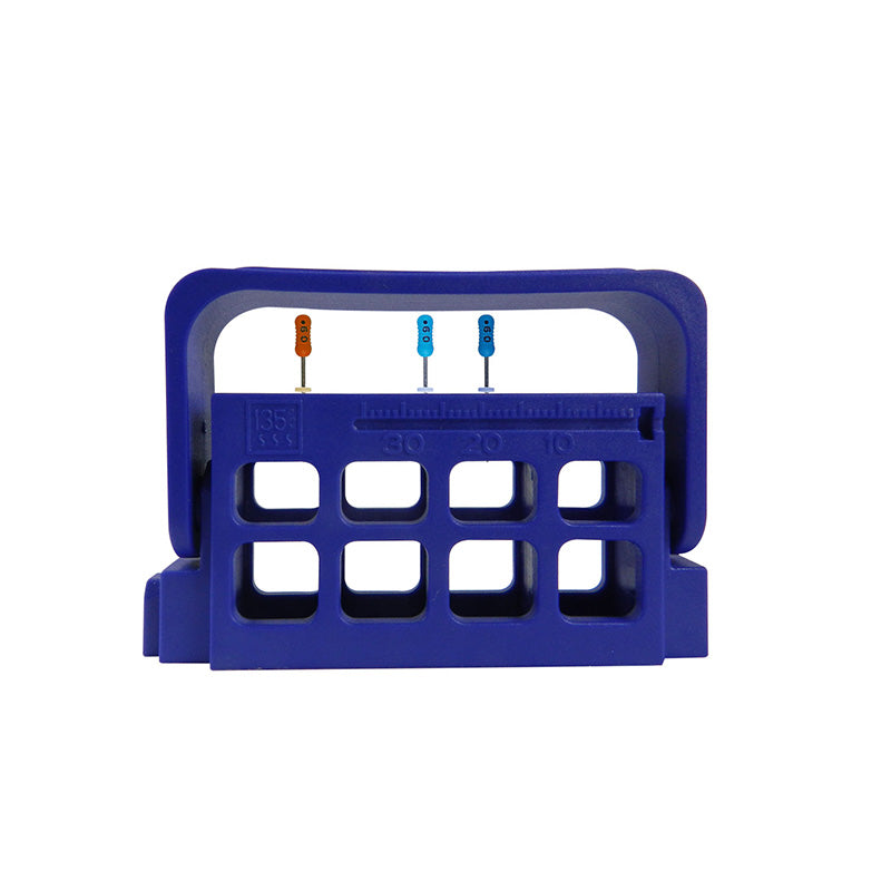 LD Dental Disposables Endo Block with 16 holes for burs, dental bur accessory used in endodontic procedures.