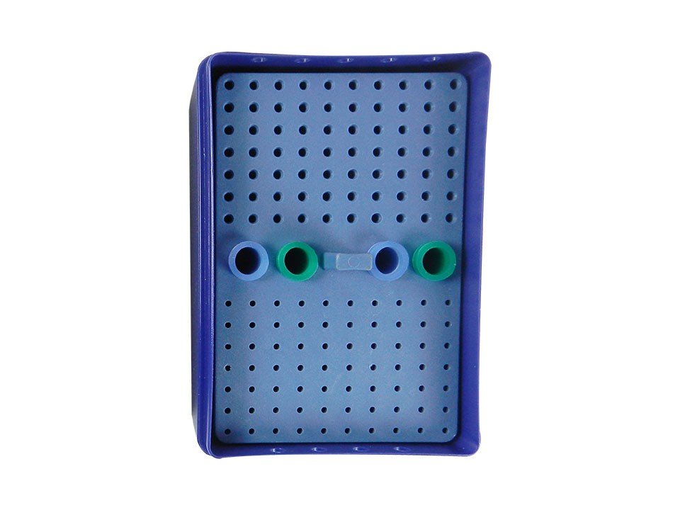 LD Dental Disposables Rectangular Endo Box 160, bur accessory for endodontic procedures, with a clear rectangular container.
