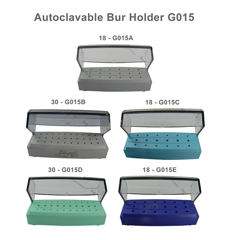 LD Autoclavable Bur Holder for dental bur accessories, made by LD Dental Disposables, shown in a close-up image.