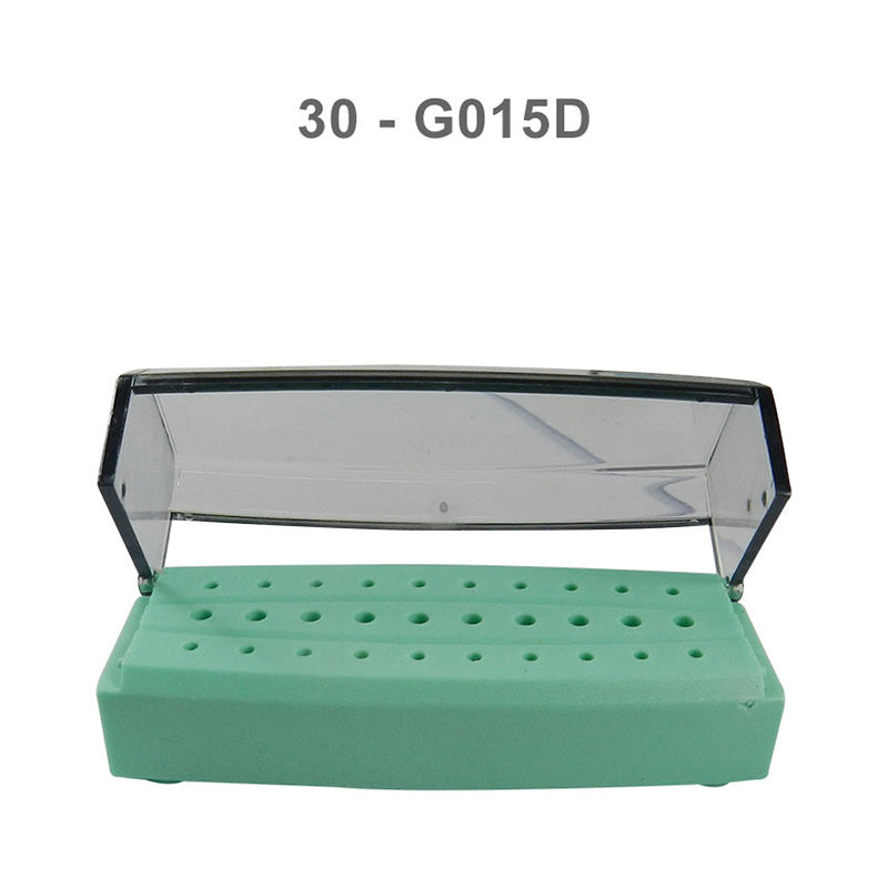 LD Autoclavable Bur Holder for dental bur accessories, made by LD Dental Disposables, shown in a close-up image.