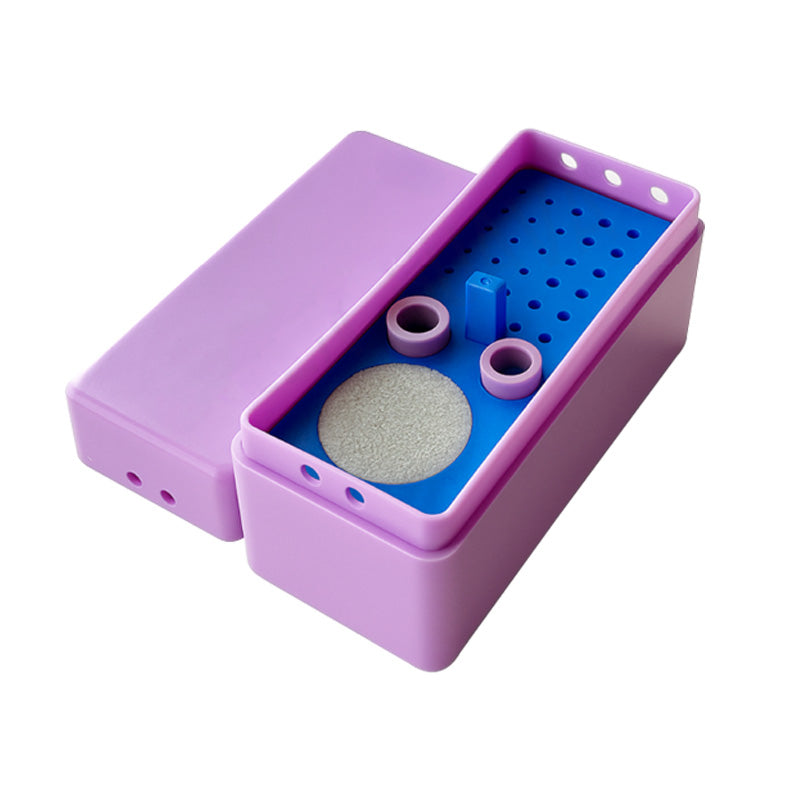 LD Dental Disposables LD Endo Box with 36 Holes, all-in-one bur accessory storage for endodontic procedures