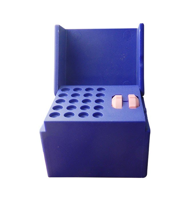 LD Dental Disposables LD Endo Box with Memory, a bur accessory for endodontic procedures, shown with organized compartments and tools.