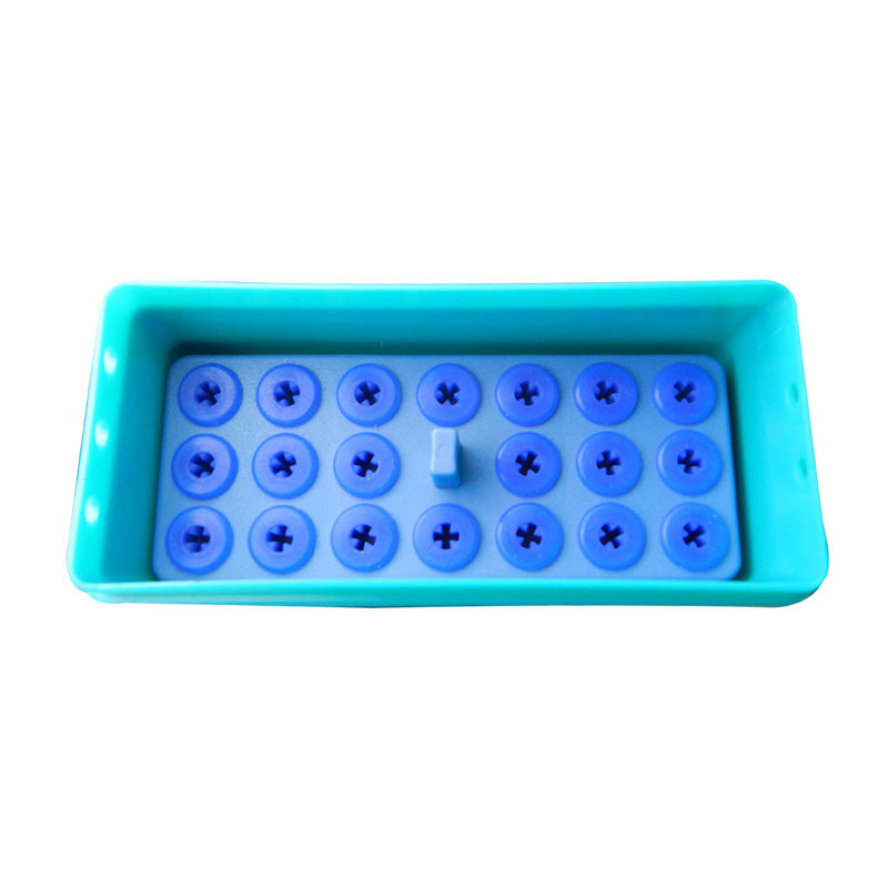 LD Dental Disposables LD Scaler Tips and Bur Holder with 20 holes, dental bur accessories for precise clinical use