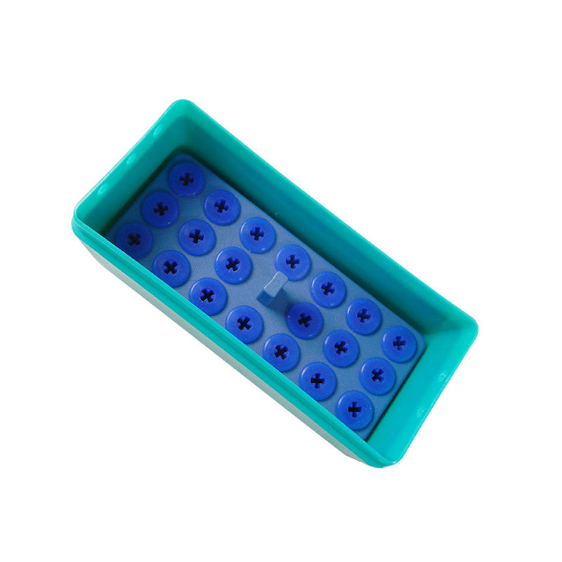 LD Dental Disposables LD Scaler Tips/Bur Holder with 20 holes, dental bur accessories for precise dental procedures.