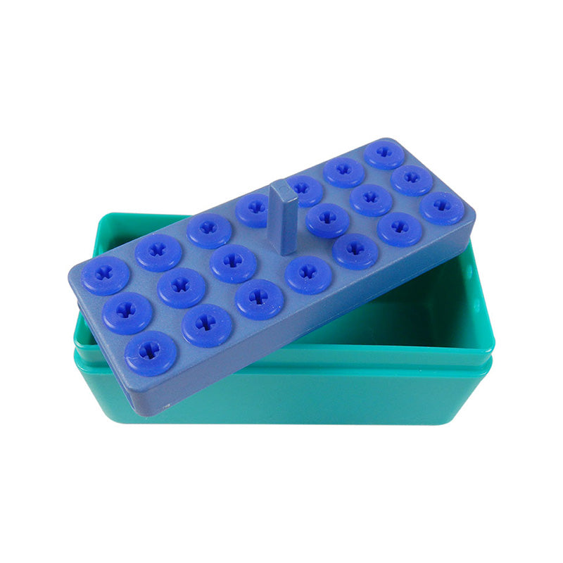 LD Dental Disposables LD Scaler Tips and Bur Holder with 20 holes, dental bur accessories for precise dental procedures.