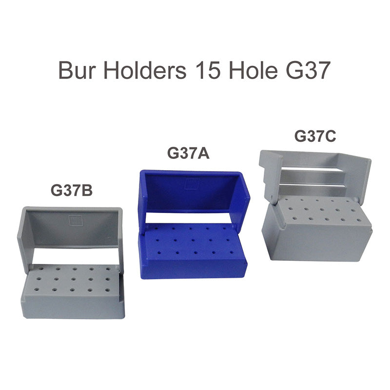 LD Dental Disposables LD Bur Holders 15 Hole G37 for secure storage of dental burs, part of LD bur accessories collection.