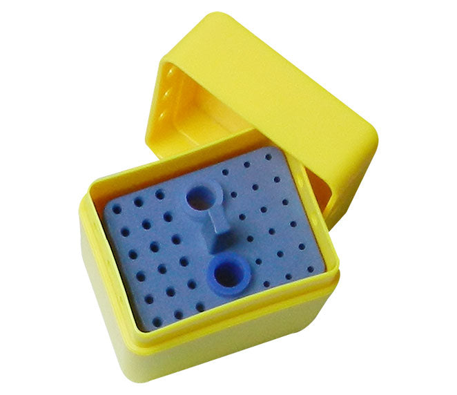 LD Dental Disposables Endo Box G-36, rectangular endodontic bur accessory container with secure lid.