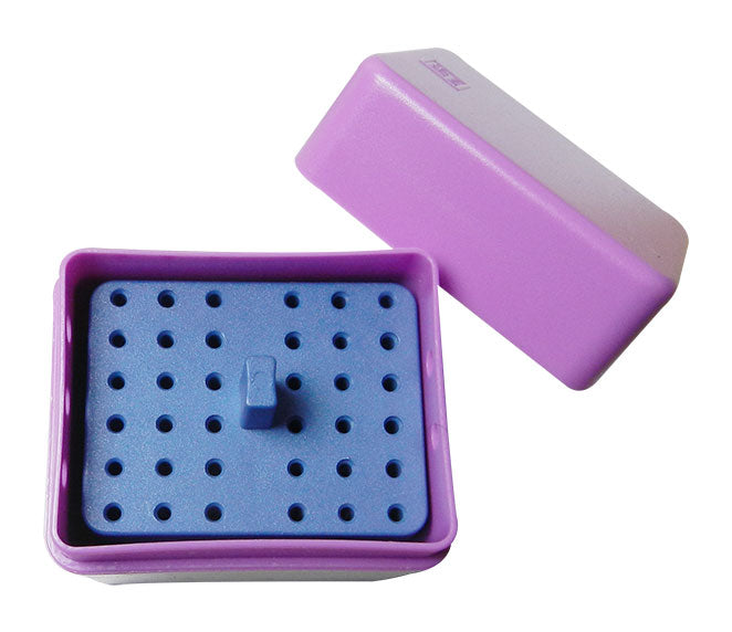 LD Dental Disposables Endo Box G-36, rectangular endodontic bur accessory box for dental procedures.