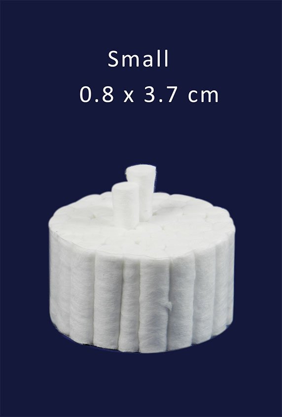 LD Dental Disposables cotton dispenser with assorted LD disposable cotton rolls, 1000-pack for dental and medical use