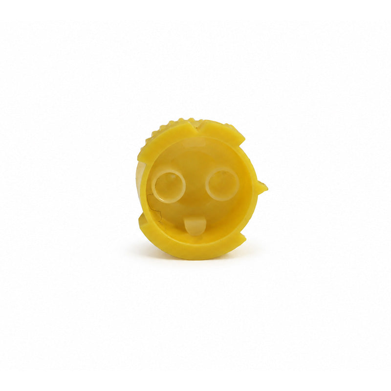 Set of 50 long yellow LD dental mixing tips for dispensing guns, designed for precise application in dental procedures.